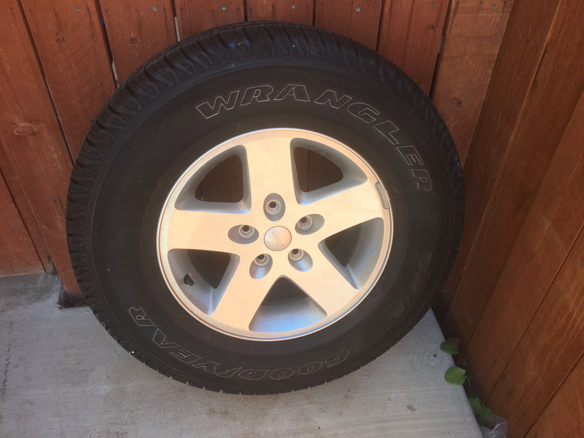 Jeep tire and wheel. New Never used,