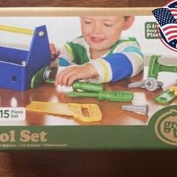NIB New Green Toys: Tool Set Blue (10 x 5 x 9 inches) No BPA, phthalates, PVC. Dishwasher Safe