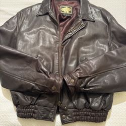 Charlie’s Leather Bomber Jacket