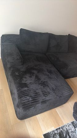 Boneless 96" Sectional Couches For Living Room Modern Modular L-Shape Cloud Sofa Compression-Boneless Deep Seat Couch With