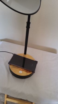 OttLite Wellness Series Wireless Charging LED Table Lamp