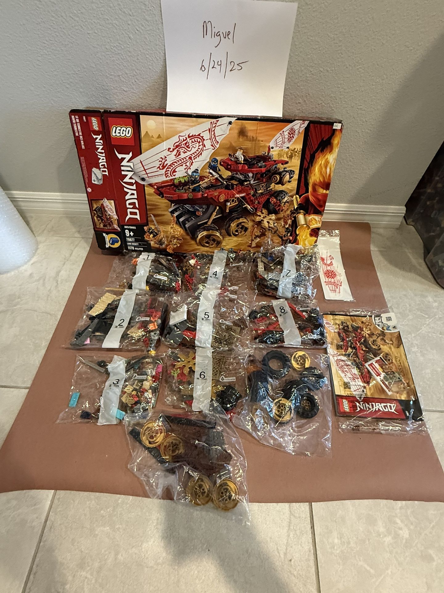 Lego Ninjago Land Bounty 70677