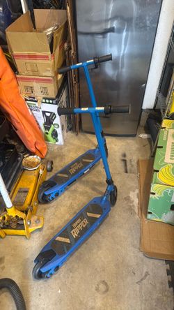 Two electric scooters
