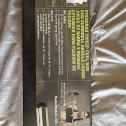 Standard Curl Bar & Dumbbells Set