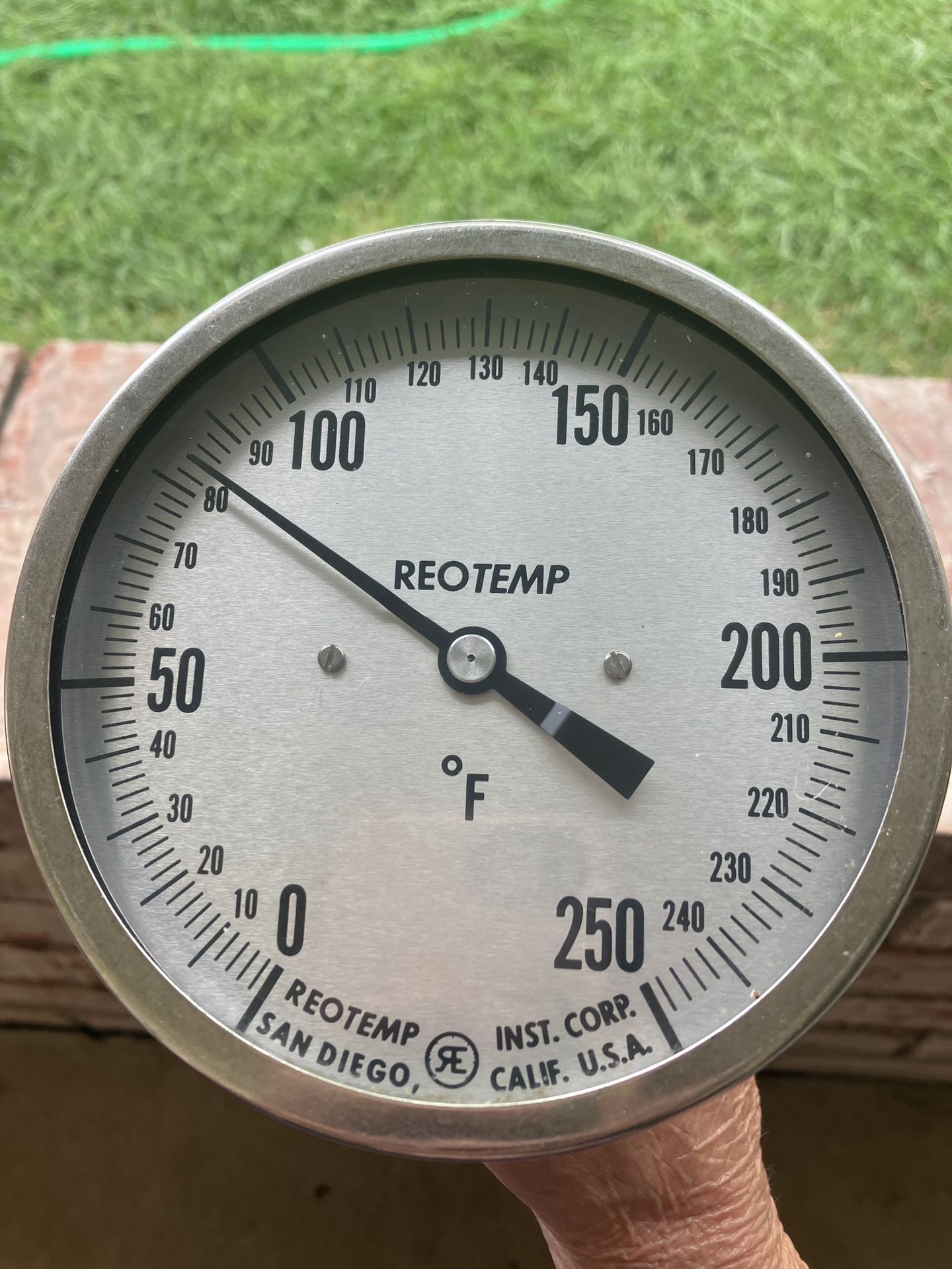 Reotemp 0-250 5” Dial 9” Stem