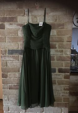Strap less dress