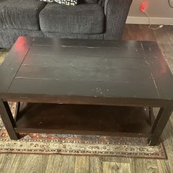Small Brown Coffe Table