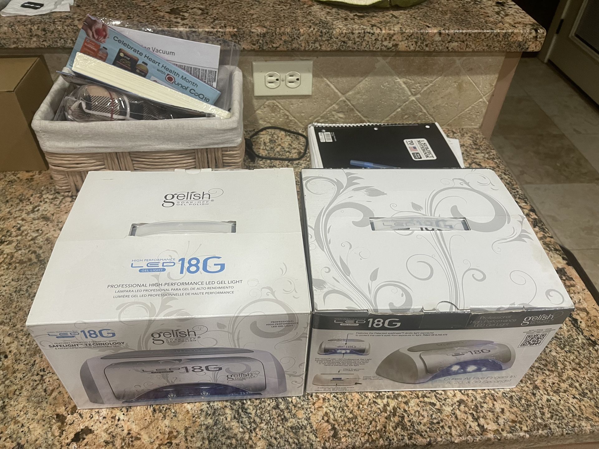 Two Gelish Lamp Light