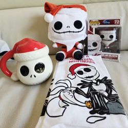Nightmare Before Christmas Santa Jack Skellington Collection 
