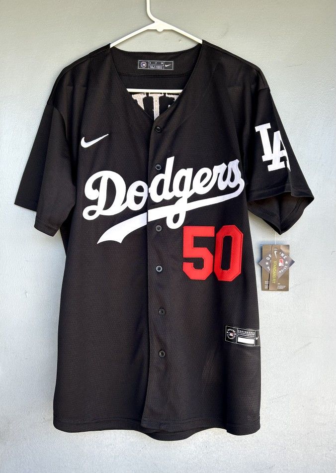 Dodgers Mookie Betts Black Jersey S M L XL XXL