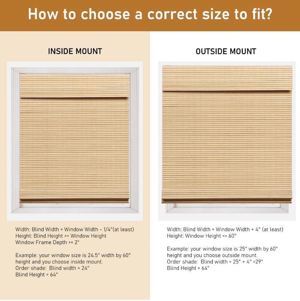 Cordless Bamboo Shade