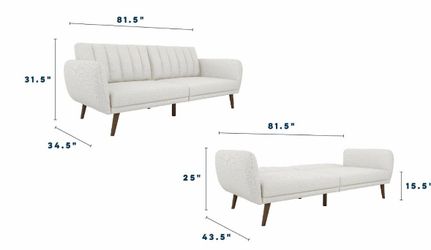 Convertible sofa to bed futon