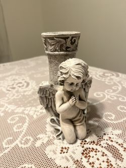Beautiful Angel Statue Flower Vase For You Or Someone Special On Valentines Day 
