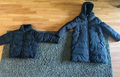 Two Black Puffer Jacket