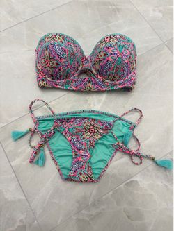 Shade & Shore multicolor bikini - 34D/XS