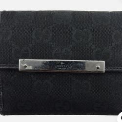Authentic Gucci W Hook Wallet Canvas X Leather Preloved