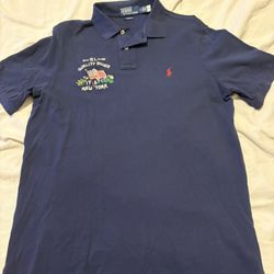 Polo Button up Shirt Size Medium 