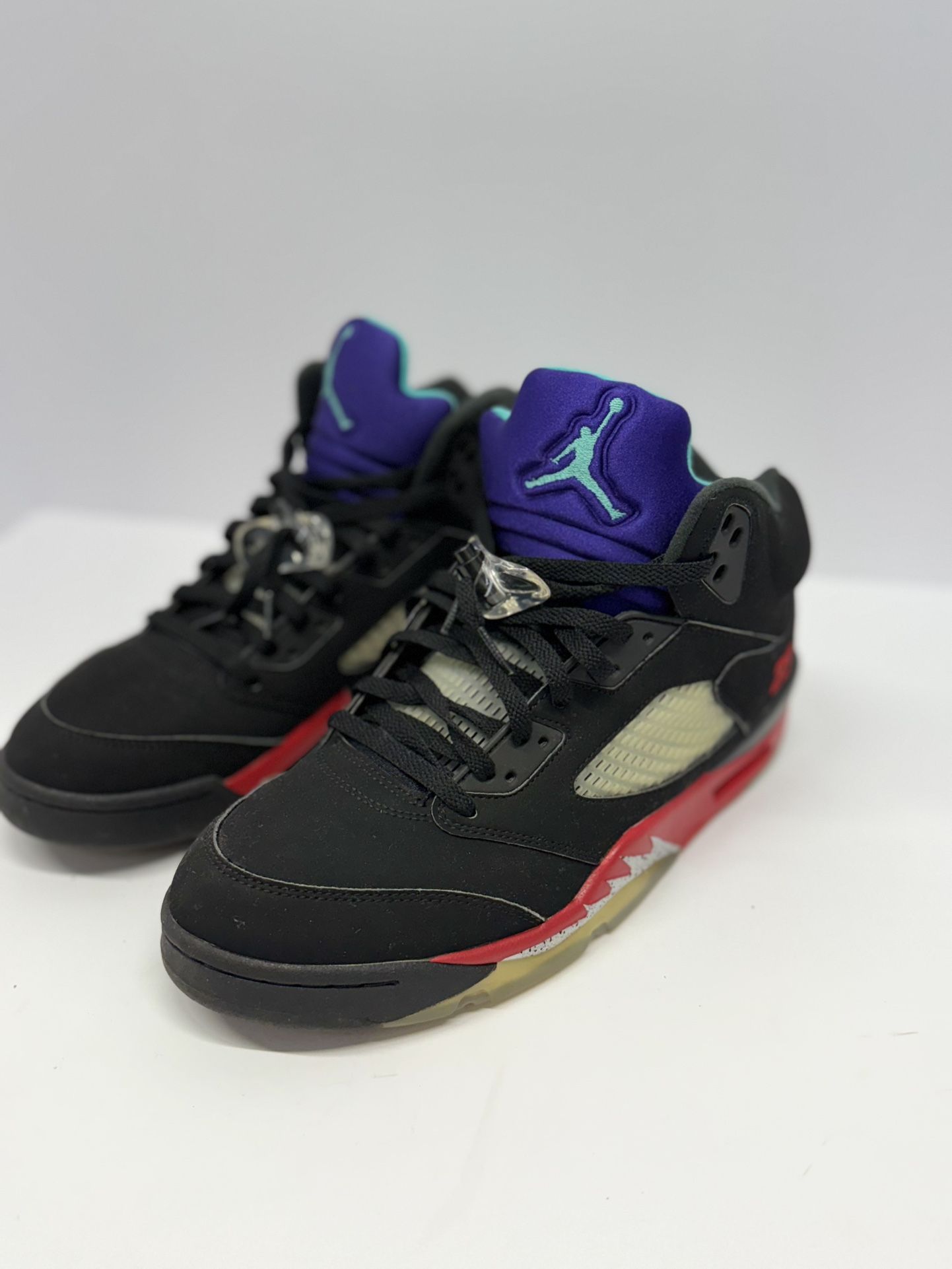 NIKE AIR JORDAN RETRO TOP 2020 BLACK GRAPE FIRE RED SIZE 11,5 OG