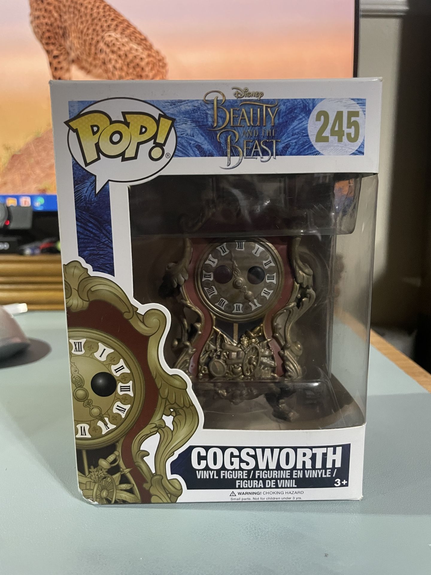 Funko Pop Disney Beauty And The Beast #245 Cogsworth Vaulted