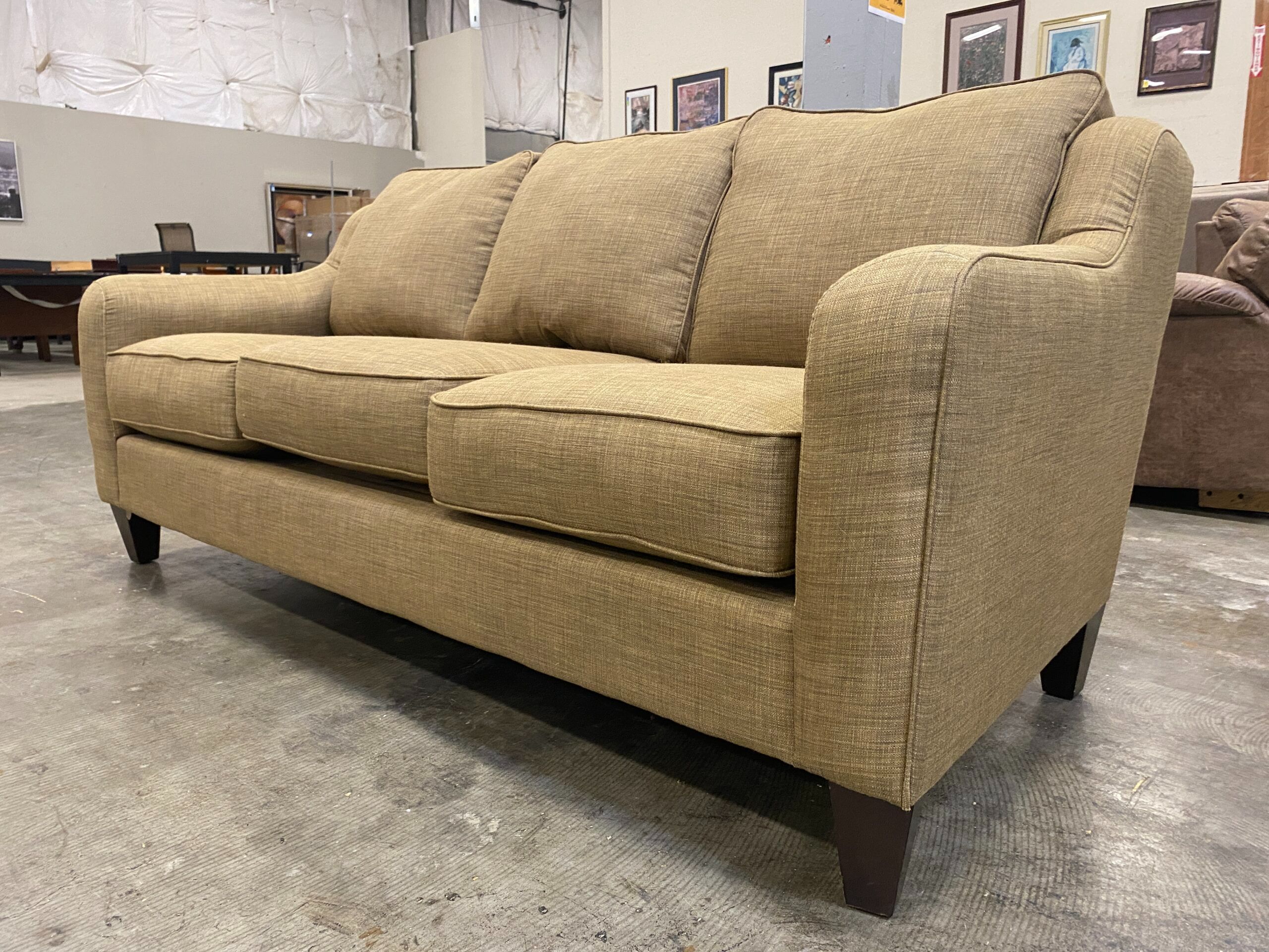 LA-Z-BOY Coffee Woven 3 Seat Sofa