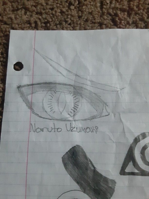 Naruto Eye Drawings