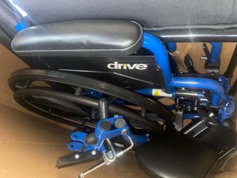 New in Open Box Drive Medical Blue Streak Wheelchair