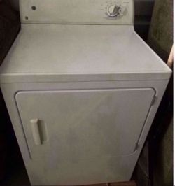 GE White Electric Dryer