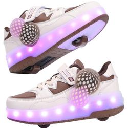 Kids Roller Skate Shoes - Rechargeable Wheels