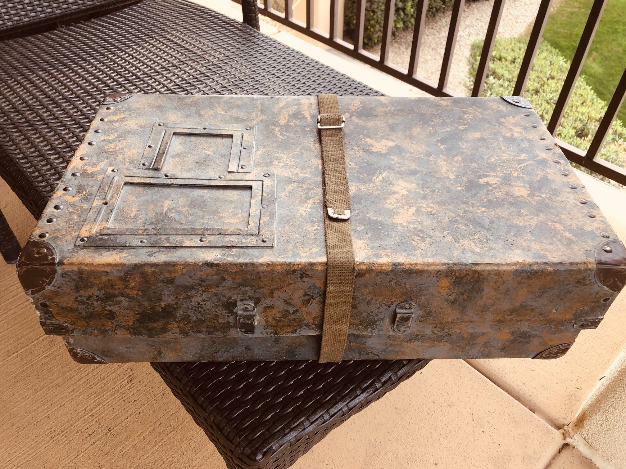 1950’s Vintage Army Laundry Box