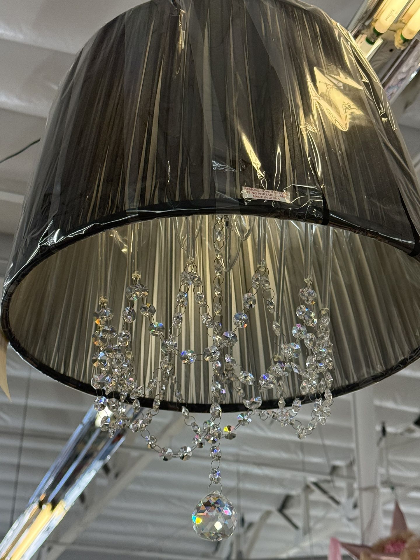 Beautiful Black/Crystal Chandelier