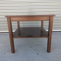 Solid Wood Side Table 