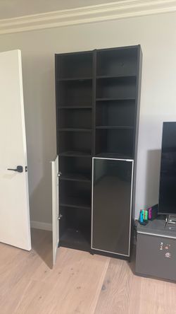 IKEA Billy book shelves x2 w doors