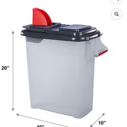 Buddeez Storage Dispenser For Wood Pellets & More, 8 GAL