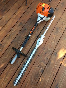 STIHL KM R with HL-KM 0° Straight Trimmer, good working condition for Sale in Lake Stevens, WA - OfferUp
