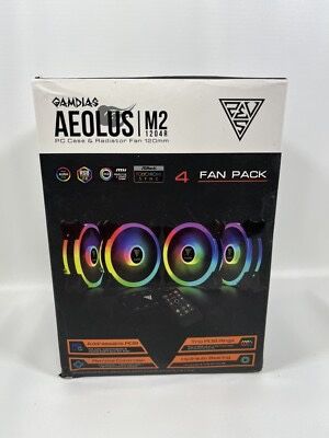 Gamdias AEOLUS M2-1204R RGB Case Fan