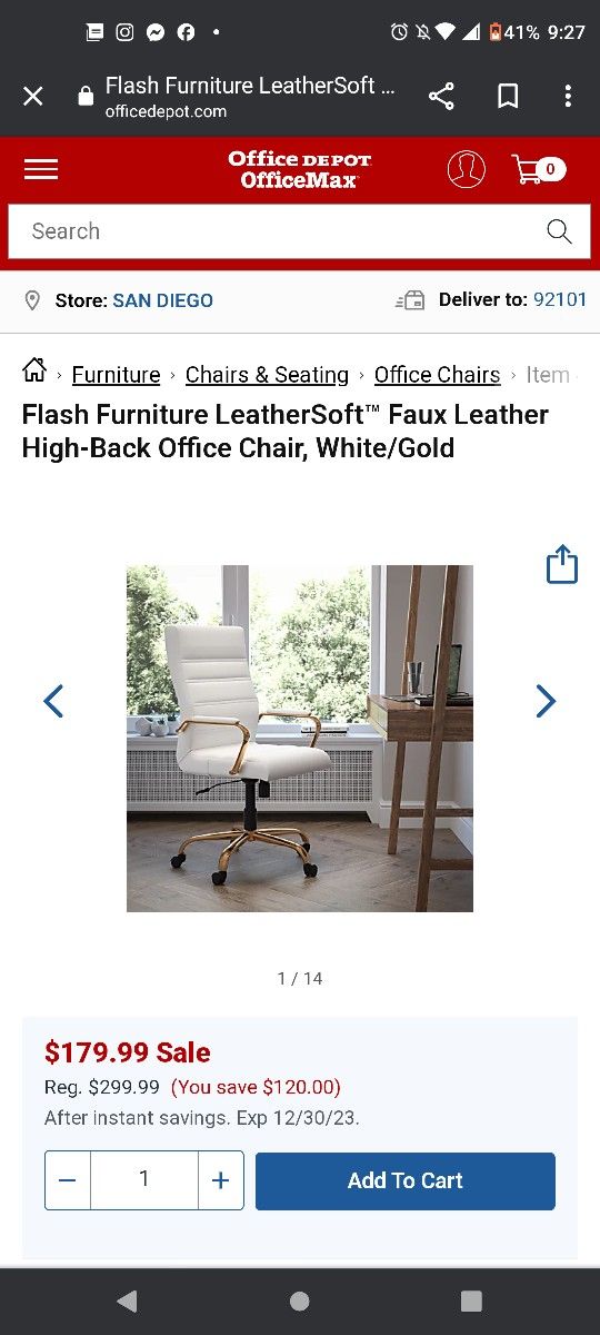 Office Desk And Chair
