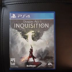 Ps4 Game ... Dragon Age Inquisition !!!