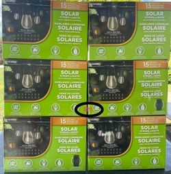 35’ LED SOLAR STRING LIGHTS W/REMOTE