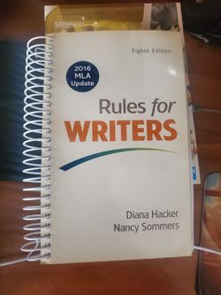 Rules For Writers Textbook