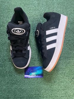 Adidas campus black white gum