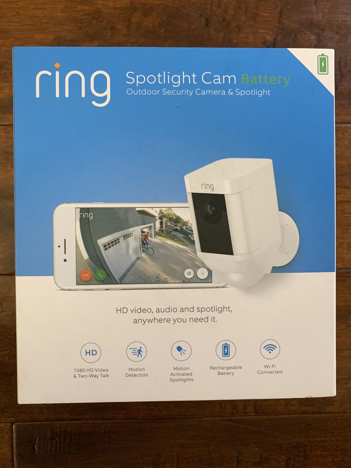 Ring Wireless Spotlight Camera - Brand NEW Sealed