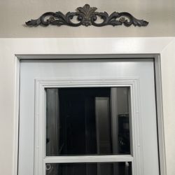Set Of 2 Ornate Baroque Scroll Topper Pediments 