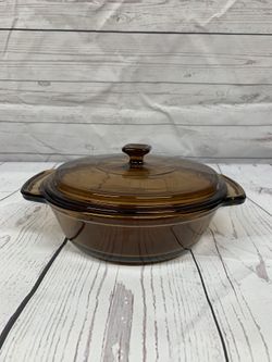 Casserole Dish Anchor 1.5qt Vintage harvest, Amber
