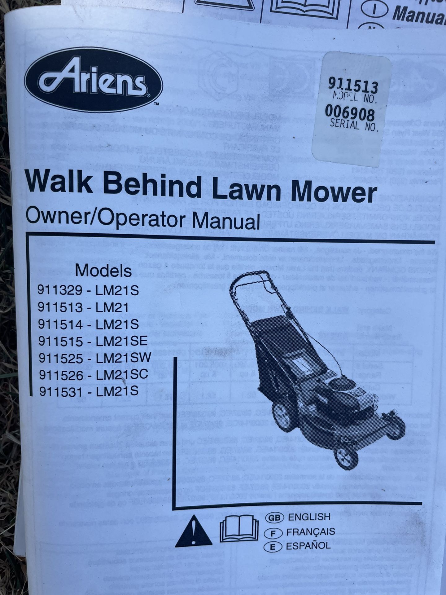 Ariens 911 Walk Behind Mower (21”) for Sale in Seattle, WA OfferUp