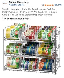 36 Stackable Can Organizer