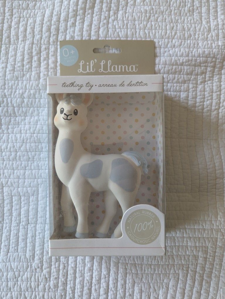 Lil' Llama Baby Teether / Teething Toy - New