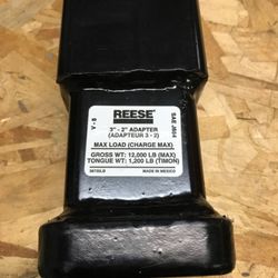 3” to 2” hitch reducer