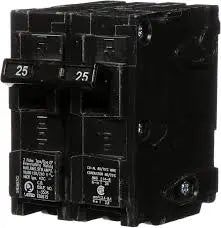 SIEMENS - 2 POLE 25 AMP BREAKER PLUG-ON