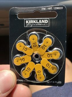 HEARING AID BATTERIES 8 PACK