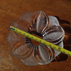Antique Glass Flower Light Cover.  Cash Pickup 